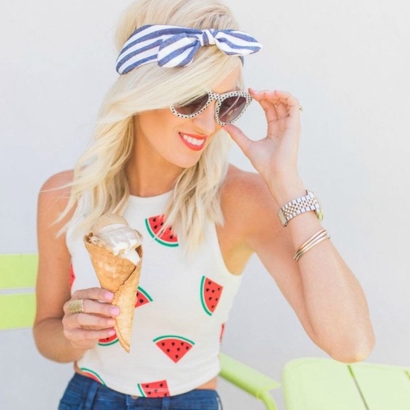 Forever 21 Tops - Forever 21 Watermelon Crop Top